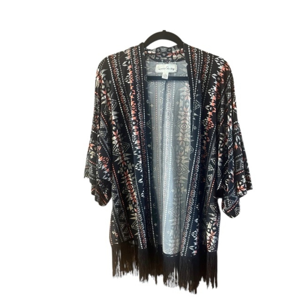 French Laundry Fringe Kimono Cardigan